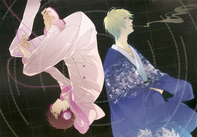 Обои картинки фото аниме, durarara, парни