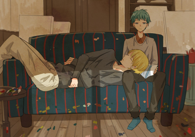 Обои картинки фото аниме, kuroko no baske, баскетбол