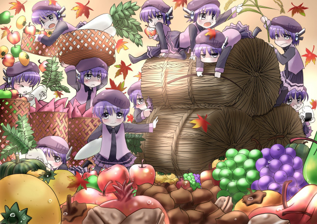 Обои картинки фото аниме, utau, малыши