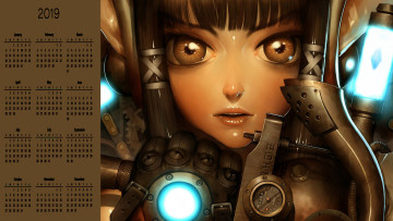 Картинка календари фэнтези лицо взгляд девушка