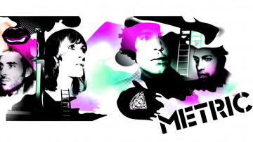 Картинка metric музыка -временный рисунок