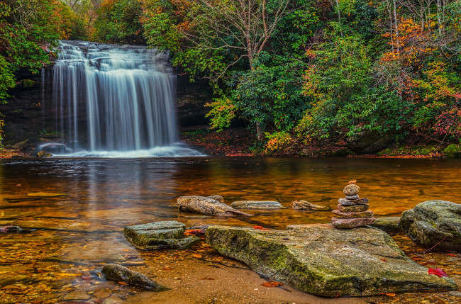 Обои картинки фото природа, водопады, простор