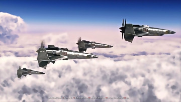 Картинка календари аниме 2019 облако calendar полет небо самолет