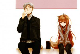 Картинка аниме spice+and+wolf spice and wolf волчица и пряности