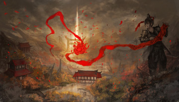 Картинка аниме unknown +другое+ город фон мужчина