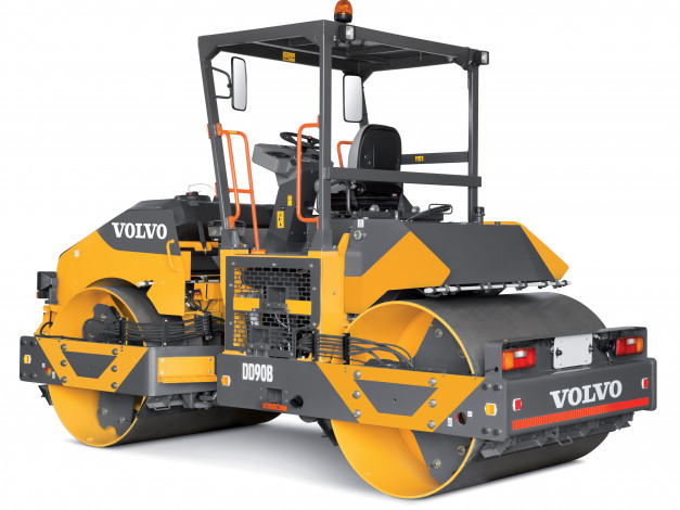 Обои картинки фото техника, катки, volvo