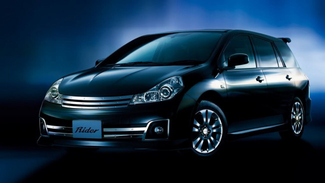 Обои картинки фото nissan wingroad rider, автомобили, nissan, datsun, ниссан, темный