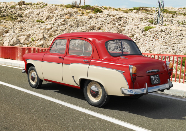 Обои картинки фото москвич- 407, автомобили, москвич, москвич-, 407, автомобиль, седан, классика, раритет