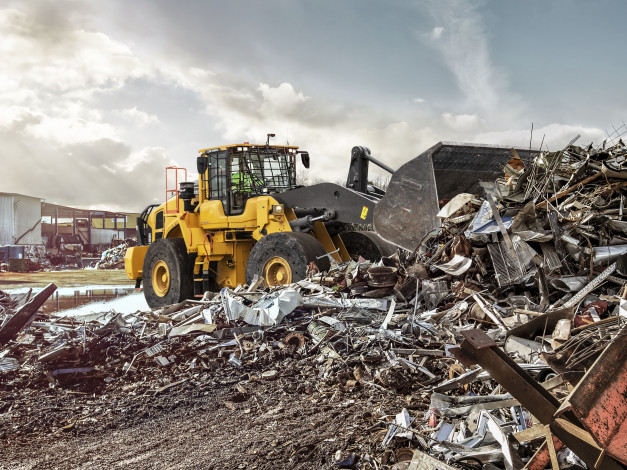 Обои картинки фото техника, фронтальные погрузчики, volvo