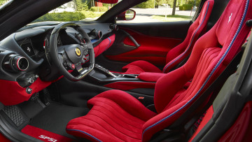 Картинка ferrari+sp51+2022 автомобили спидометры торпедо ferrari sp51 2022 engine v12