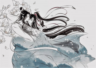 Картинка аниме mo+dao+zu+shi лань ванцзи вэй усянь