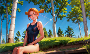 Картинка аниме пейзажи +природа нейросети графика нейроарт ai art нейронные сети рисунки ней