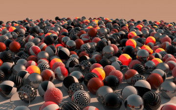 Картинка 3д+графика шары+ balls шары