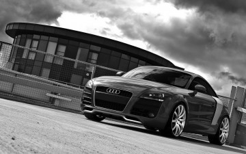 Картинка audi+tr8 автомобили audi темный здание