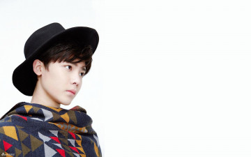 Картинка мужчины hou+ming+hao актер лицо шляпа шарф