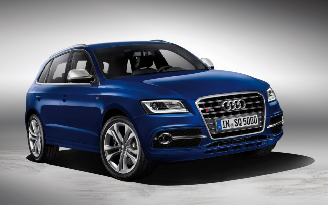 Обои картинки фото audi sq5 tdi, автомобили, audi, синий