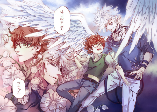 Обои картинки фото alina kross, аниме, ангелы,  демоны, irie, shoichi, byakuran, jesso