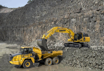 обоя техника, строительная техника, komatsu