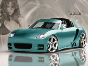 Картинка автомобили авто девушками