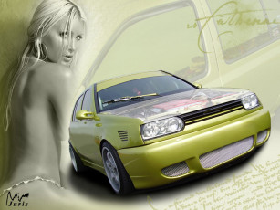 Картинка golf автомобили volkswagen