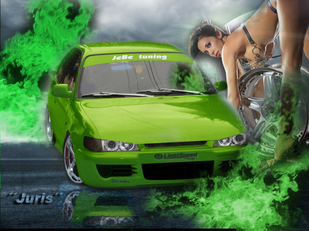 Обои картинки фото автомобили, авто, девушками