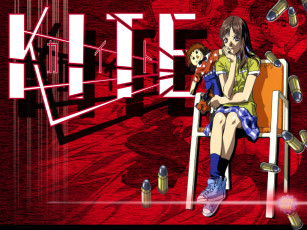 обоя kite, аниме