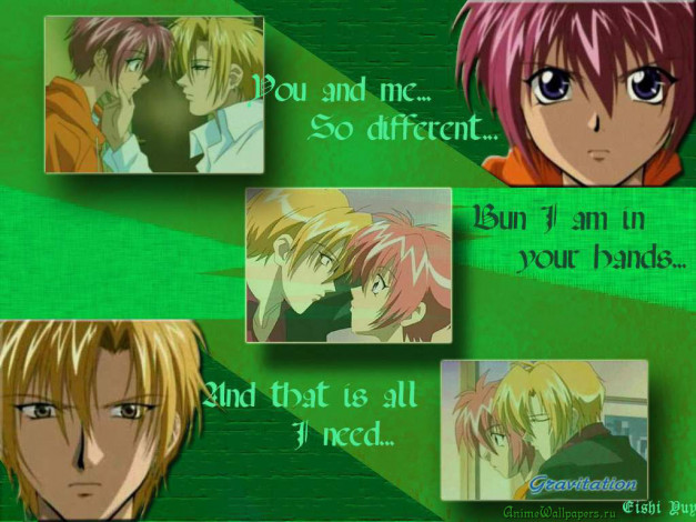 Обои картинки фото аниме, gravitation