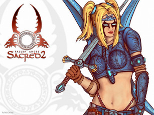 Картинка видео игры sacred fallen angel