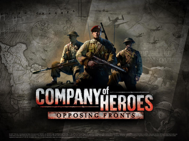 Обои картинки фото company, of, heroes, opposing, fronts, видео, игры