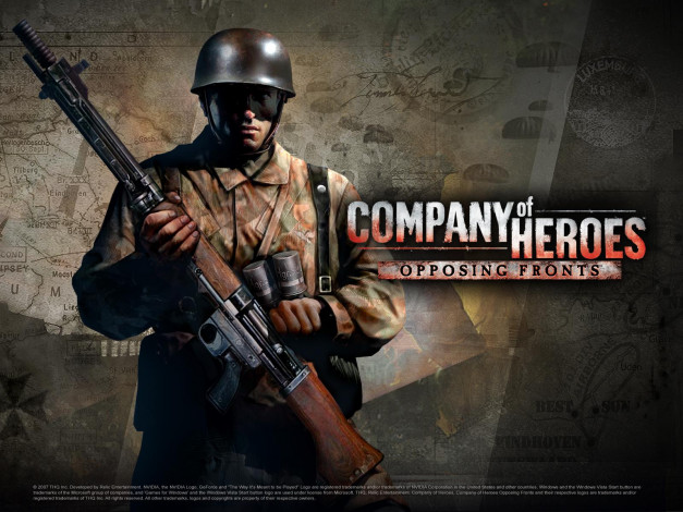 Обои картинки фото company, of, heroes, opposing, fronts, видео, игры