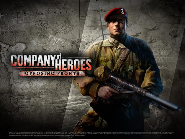 Обои картинки фото company, of, heroes, opposing, fronts, видео, игры