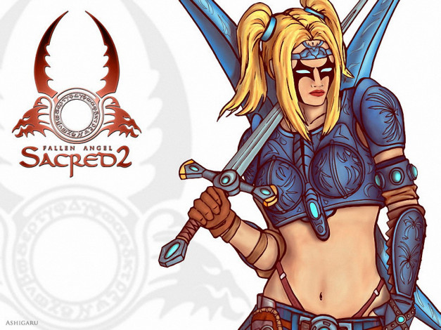 Обои картинки фото видео, игры, sacred, fallen, angel