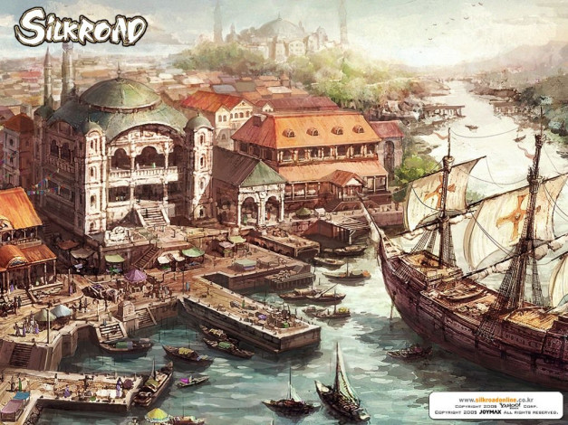 Обои картинки фото видео, игры, silkroad, online