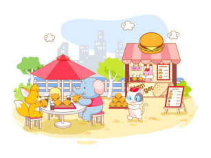 обоя векторная, графика