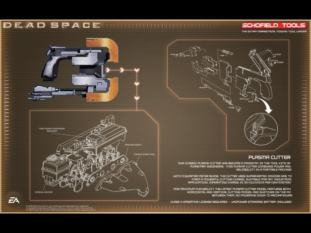Обои картинки фото dead, space, видео, игры