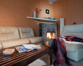 обоя интерьер, гостиная