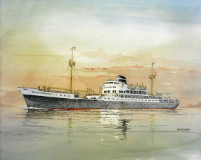 Картинка корабли рисованные