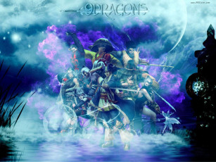 обоя dragons, видео, игры