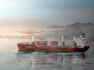 Картинка корабли рисованные