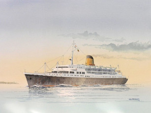 Картинка корабли рисованные