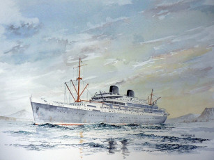 Картинка корабли рисованные