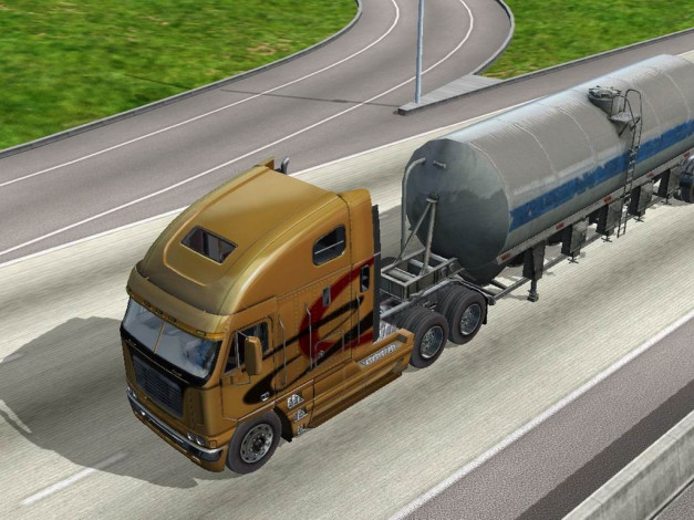 Обои картинки фото дальнобойщики, видео, игры, покорение, америки, rig`n`roll