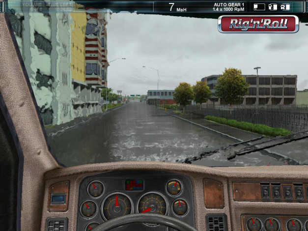 Обои картинки фото дальнобойщики, видео, игры, покорение, америки, rig`n`roll