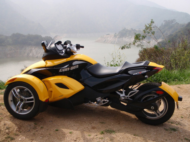 Обои картинки фото мотоциклы, can, am