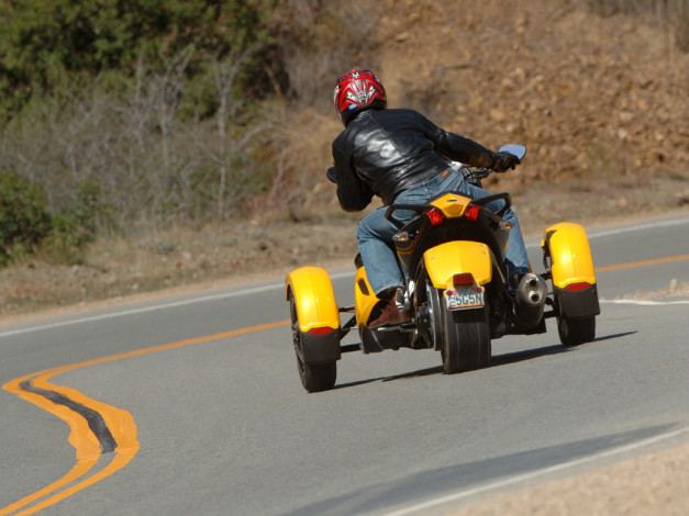 Обои картинки фото мотоциклы, can, am