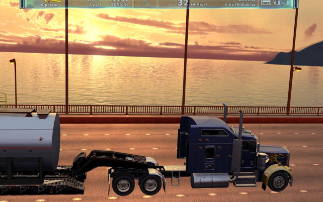 Обои картинки фото дальнобойщики, видео, игры, покорение, америки, rig`n`roll