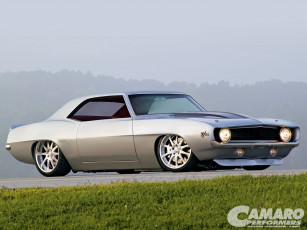 обоя 1969, chevy, camaro, l1, автомобили