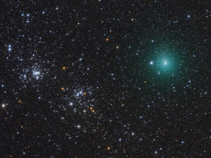 обоя космос, кометы, метеориты