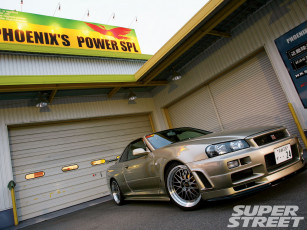 Картинка nissan skyline gtr bnr34 автомобили datsun