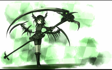 Картинка аниме black rock shooter